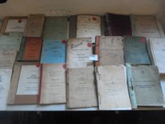 Twenty Post War Military Vehicle Parts and Maintenance Manuals and Pamphlets