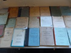 Twenty Post War Military Vehicle Parts and Maintenance Manuals and Pamphlets