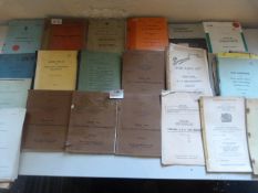 Twenty Post War Military Vehicle Parts and Maintenance Manuals and Pamphlets