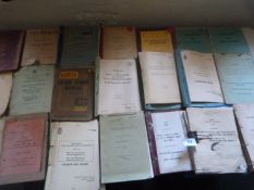Twenty Post War Military Vehicle Parts and Maintenance Manuals and Pamphlets