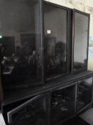 Large Glazed Display Cabinet ~220x202cm