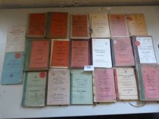 Twenty Post War Military Vehicle Parts and Maintenance Manuals and Pamphlets