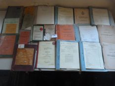 Twenty Post War Military Vehicle Parts and Maintenance Manuals and Pamphlets