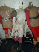 Three Distressed Civil War Period Mannequins