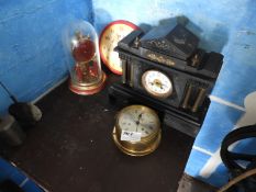 Four Assorted Clocks