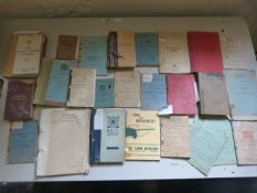 Twenty Five Training Manuals Including WWII - Small Arms, Anti-Aircraft, RASC Staff Duties, etc.