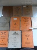 Ten WWII Military Vehicle Parts and Maintenance Manuals and Pamphlets