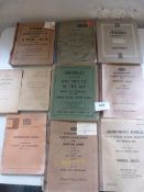 Ten WWII Military Vehicle Parts and Maintenance Manuals and Pamphlets