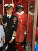Waxwork Model of Beefeater Guard in Replica Uniform