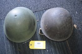 Two Post War British Helmets
