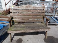 Wooden Garden Bench