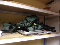 Two Folding Chairs with Drinks Holder