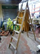 Five Tread Wooden Decorating Steps