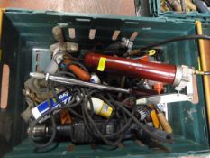 Assorted Tools; Grease Gun, Drill, Yankee Screwdri