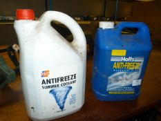 Two Part Used Bottles Holtz Anti-Freeze and Total