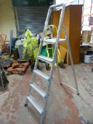 Four Tread Aluminium Decorating Steps