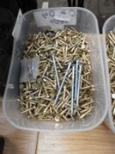 *Box of Brass CSK Slot Head Screws