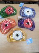 *60 PVC Cosmetics Bags in Various Colours