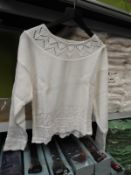 *10 Long Island Ladies Knitted Jumpers (White)