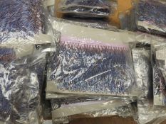 *5 Cards Containing Lilac Bead Fringing