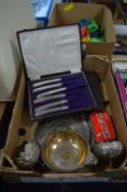 Silver Cutlery Sets etc.