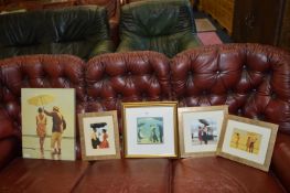 Five Jack Vettriano Prints