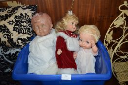 Three Vintage Dolls