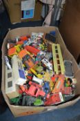 Large Box of Diecast Playworn Vehicles