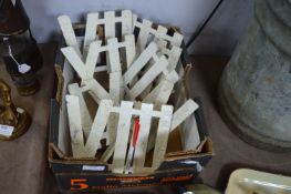 Part Set of Cast Iron Clock Numerals