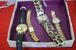 Four Ladies Wristwatches