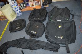 Six Assorted Padded Storage Cases