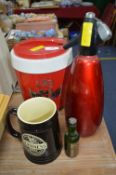 Vintage Bar Items, Ice Bucket, Guinness Tankard, e