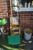 Folding Sack Barrow, Snow Shovel, Aluminium Step L