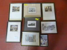 Nine Prints and Paintings