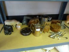 Small Quantity of Silver Plate, Pewter and Decorat