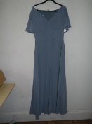*Size: 14 Silver Stone Bridesmaid Dress
