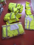 Five Hi-Vis Jackets (Various Sizes)