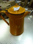 Large Enamel Coffee Pot