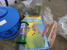*Bird Feeder, Birdcage Paper and Dog Chews