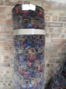 *Roll Containing ~20m Commercial Coach Upholstery Fabric