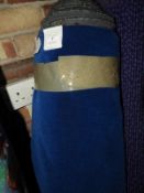 *Roll Containing ~10m Blue Commercial Coach Upholstery Fabric