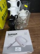 *Igenix Hand Mixer, Glass Jug, Coffee Jugs, etc.