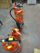 Five Assorted Fire Extinguishers