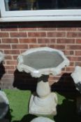 Octagonal Birdbath