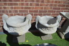 Pair of Ornate Garden Planters