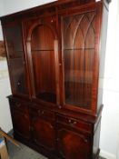 Reproduction Mahogany Wall Unit