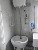 Twyfords Bedpan Sluice with High Level Cistern