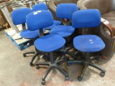 Five Computer Chairs