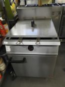 Falcon Dominater Gas Fired single Compartment Double Fryer