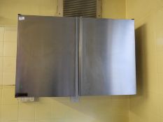 Corsair Stainless Steel Wall Cupboard enclosed by Double Doors